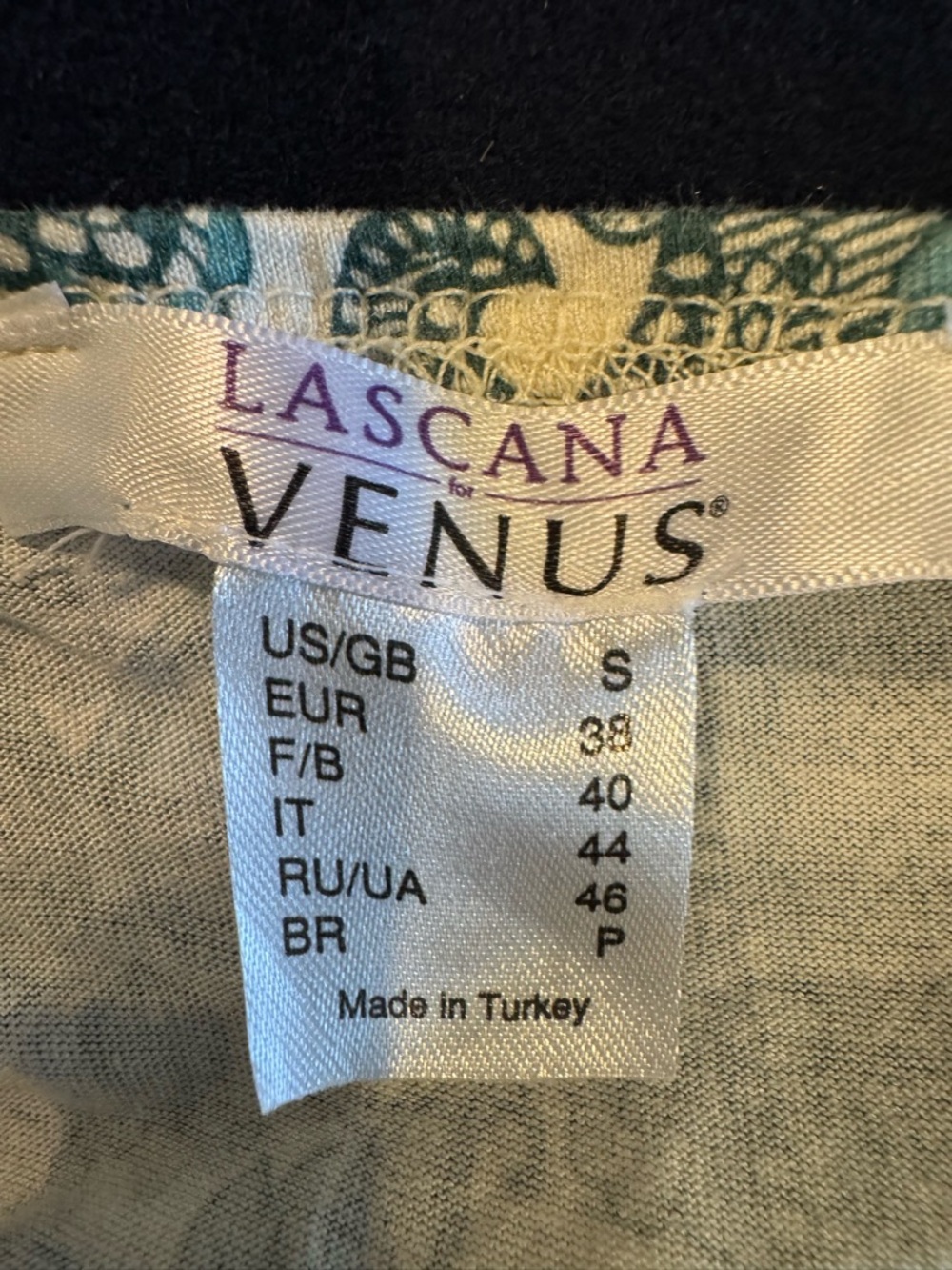 VENUS Teal Paisley Halter Midi Dress with White Base - Picture 8 of 8